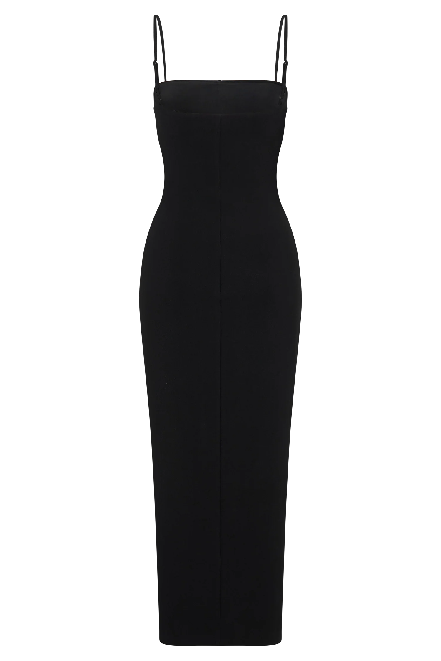 Delia Crepe Maxi Dress - Black
