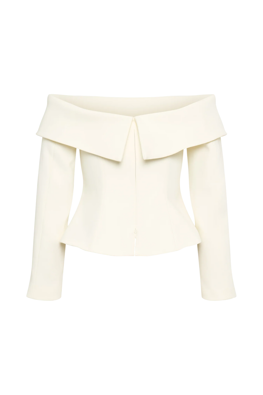 Celene Off Shoulder Jacket - Ivory