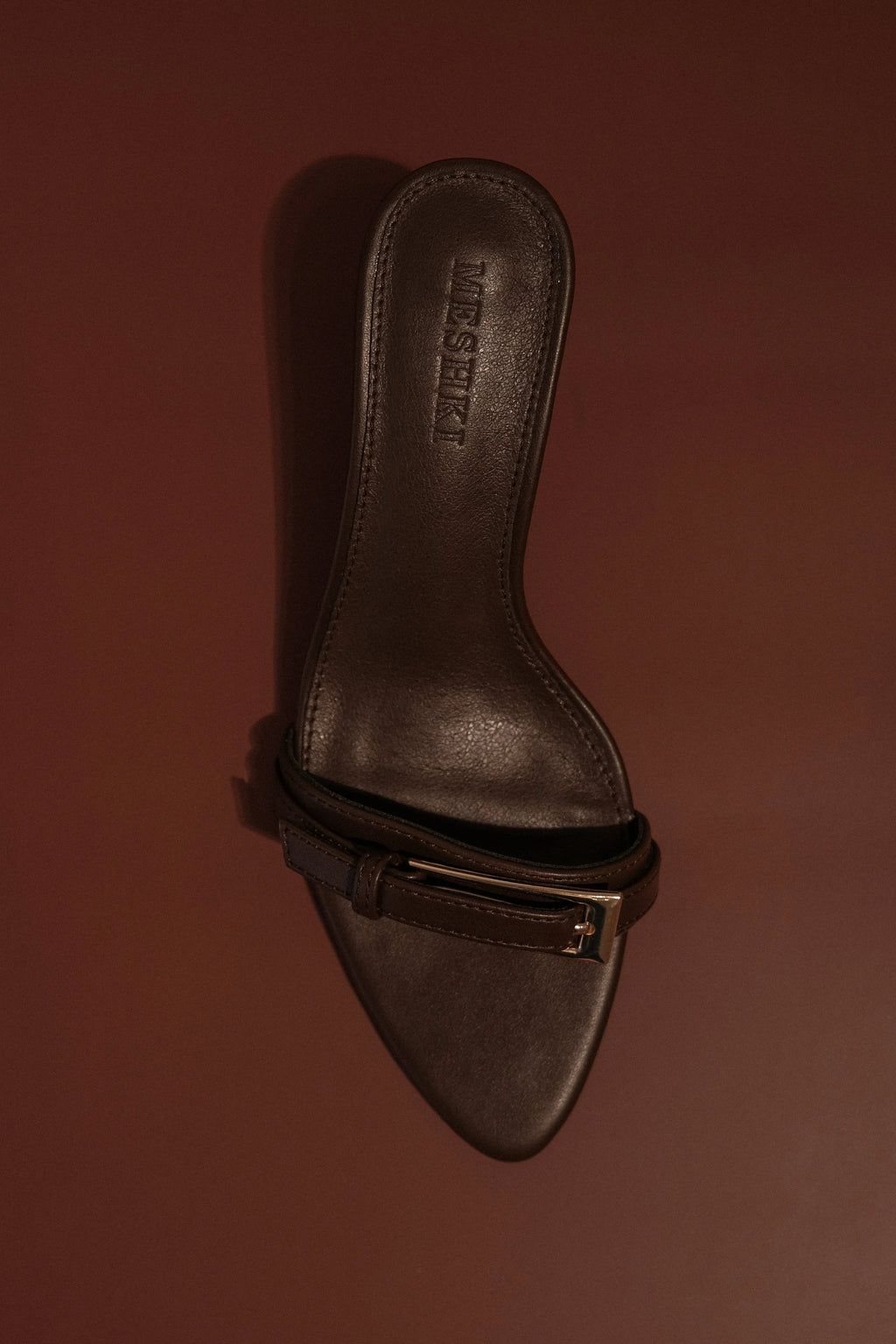 Marieanne Buckle High Heel - Chocolate