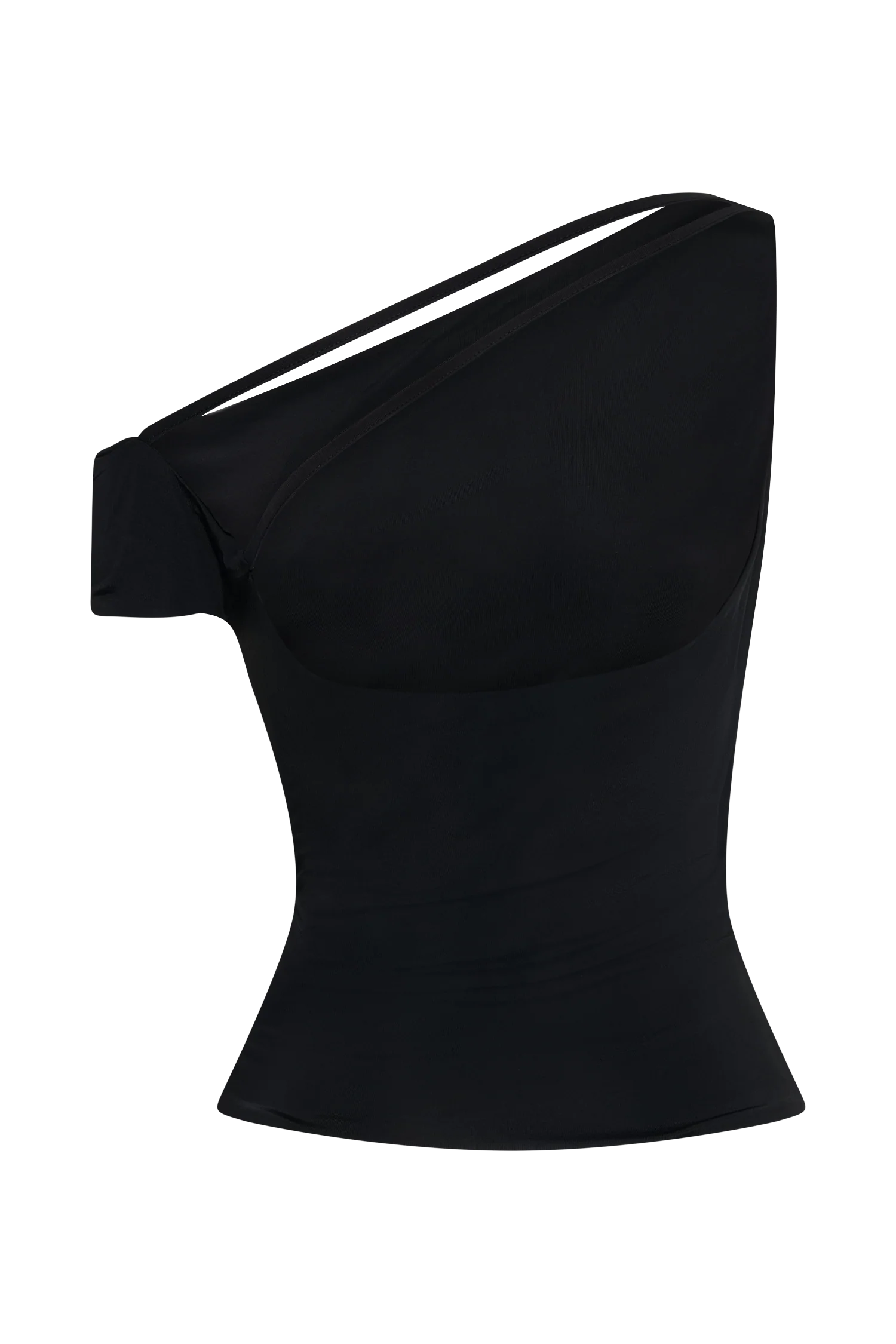 Kacey Slinky Off Shoulder Top - Black