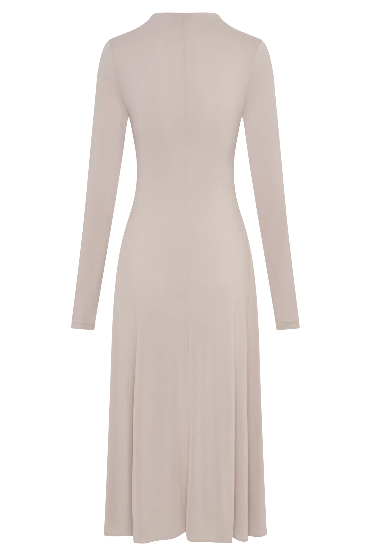 Anders Peached Jersey Midi Dress - Taupe