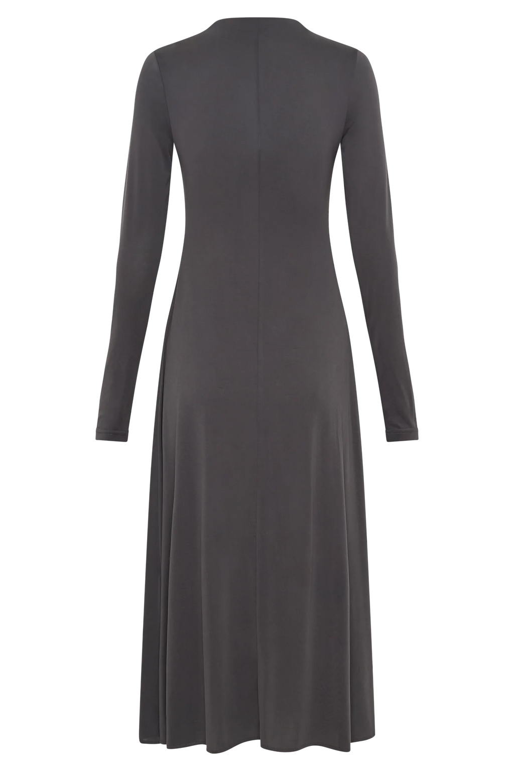 Anders Peached Jersey Midi Dress - Charcoal